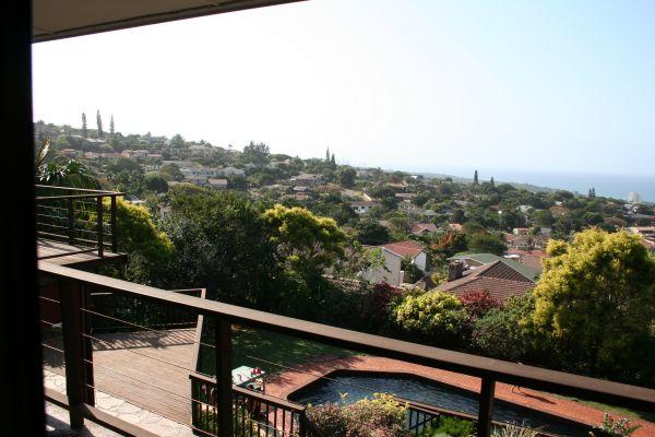 Unser Balkon in Durban