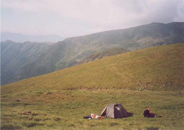Einer unserer Zeltplaetze