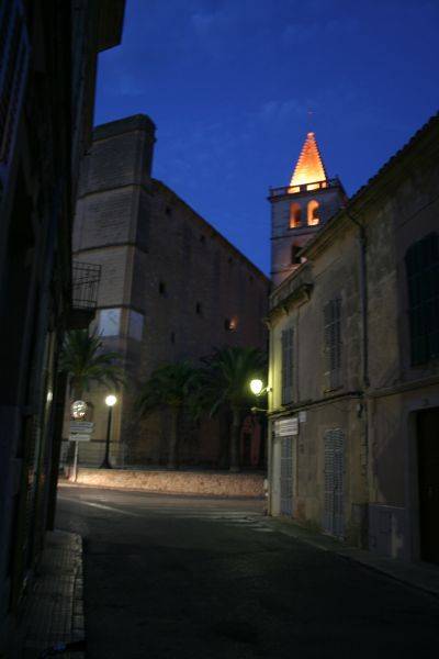 Porreres bei Nacht