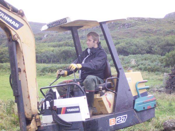 Bagger fahren